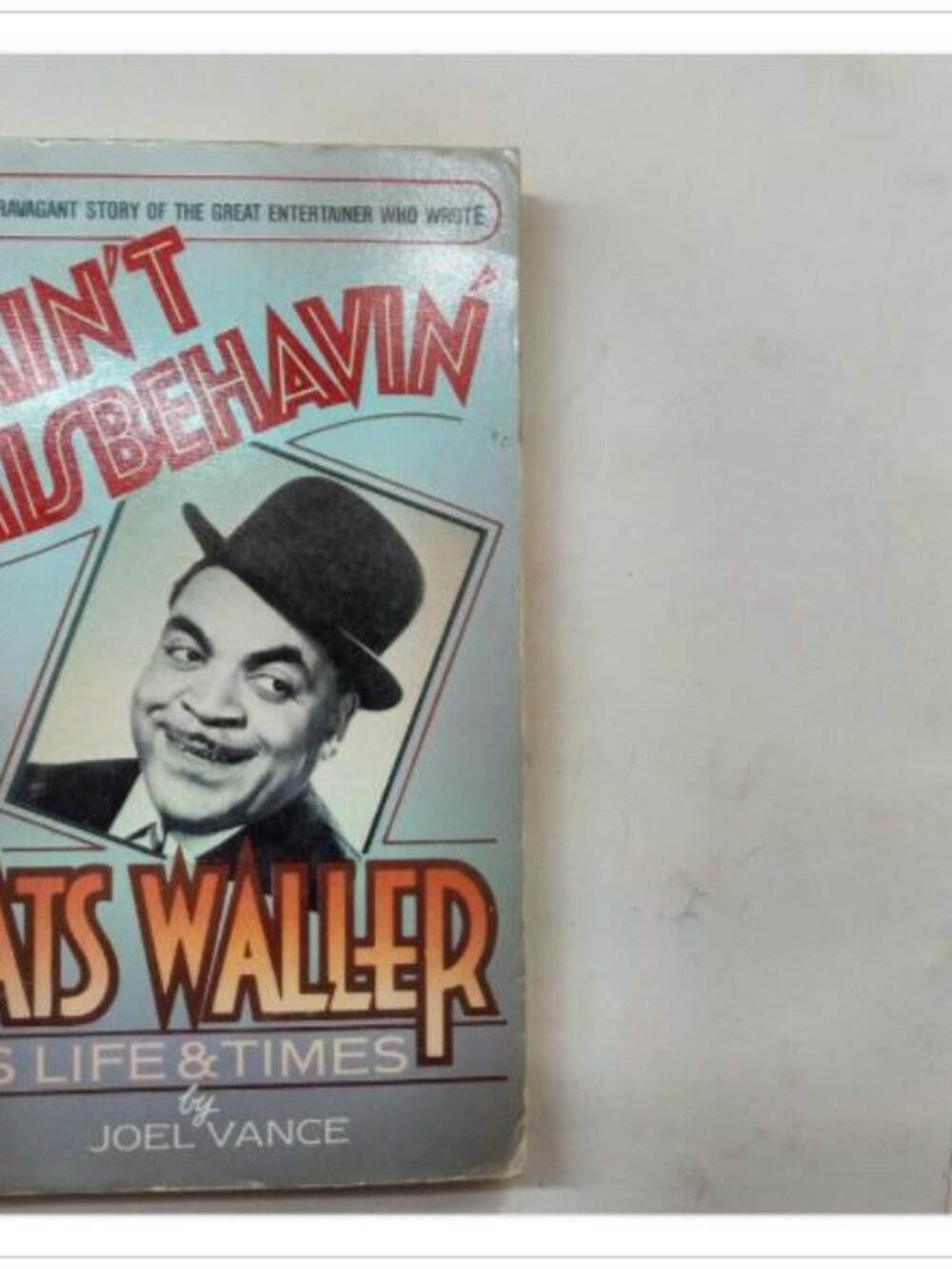 Ain't Misbehavin' Fats Waller His Life & Times Berkley Medallion 1979 PB